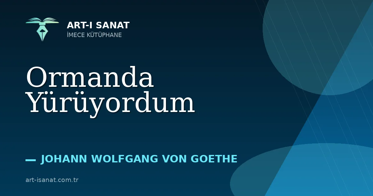 Ormanda Yürüyordum