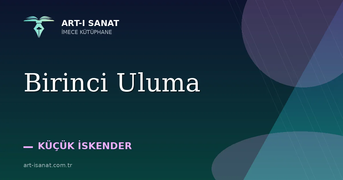 Birinci Uluma