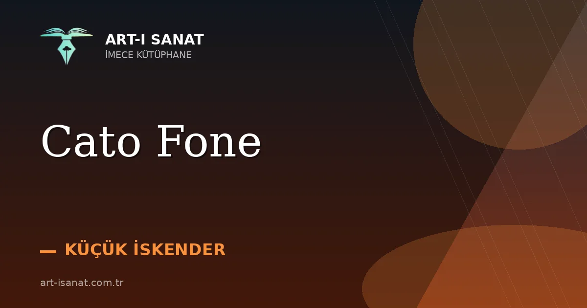 Cato Fone