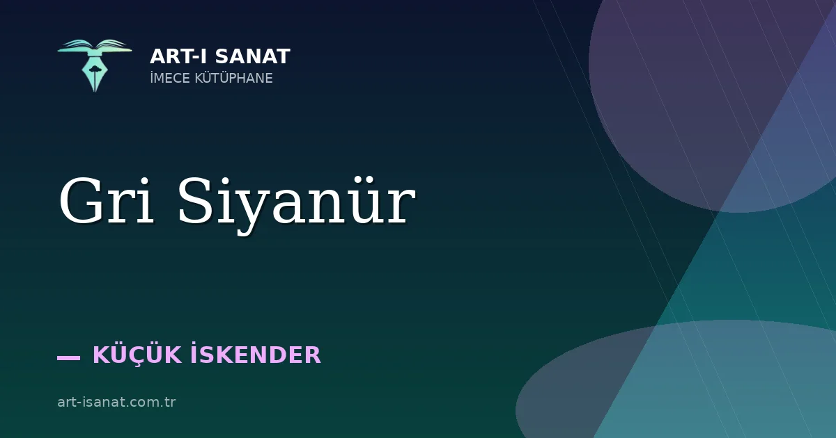 Gri Siyanür