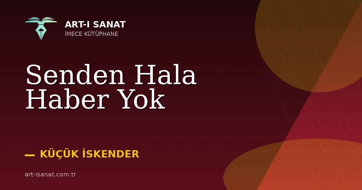 Senden Hala Haber Yok