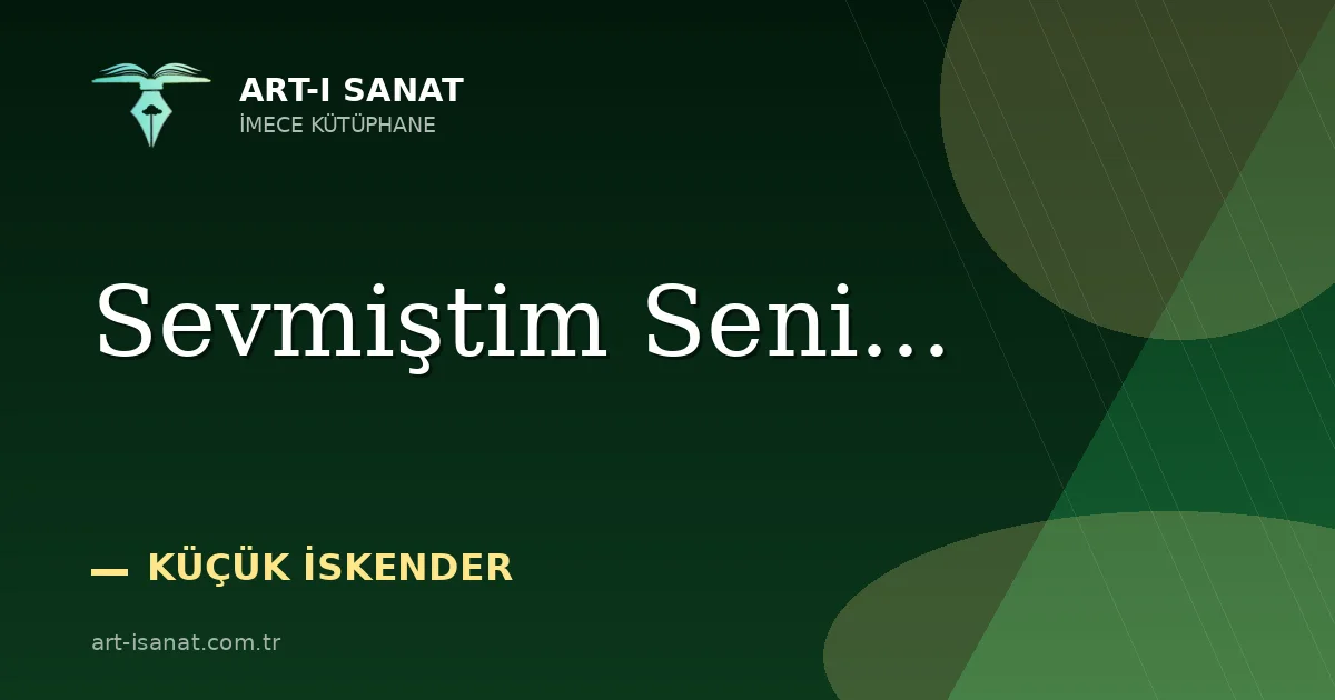 Sevmiştim Seni...