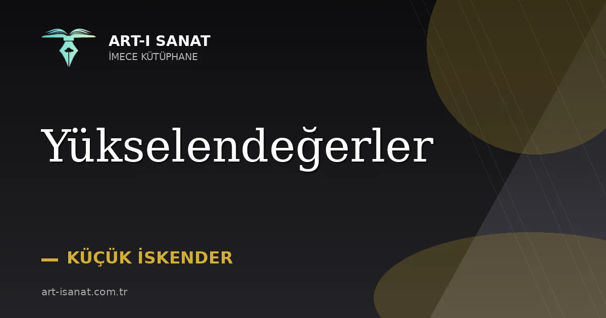 Yükselendeğerler