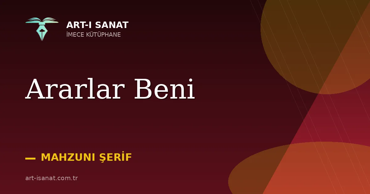 Ararlar Beni