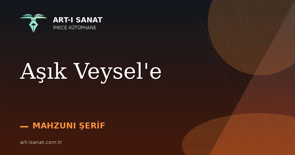 Aşık Veysel'e