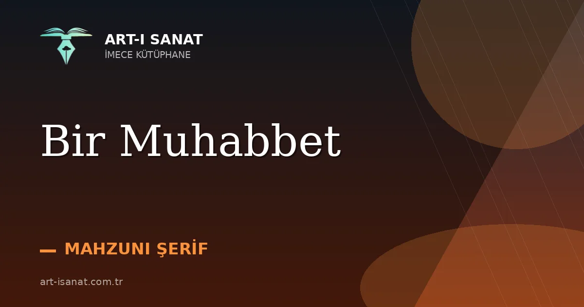 Bir Muhabbet