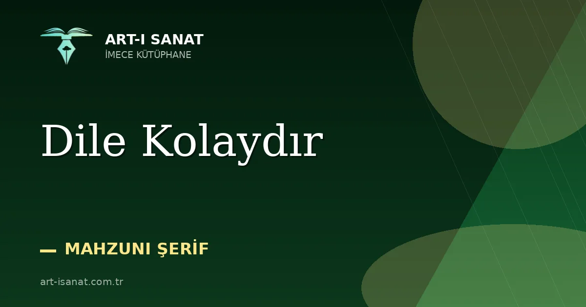 Dile Kolaydır