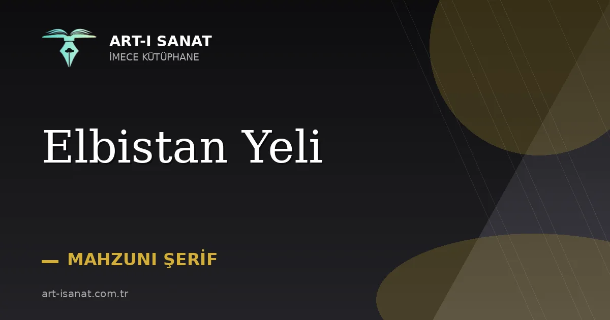 Elbistan Yeli