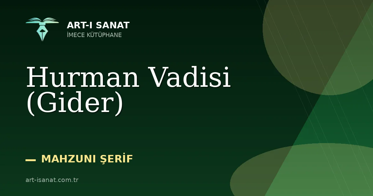 Hurman Vadisi (Gider)