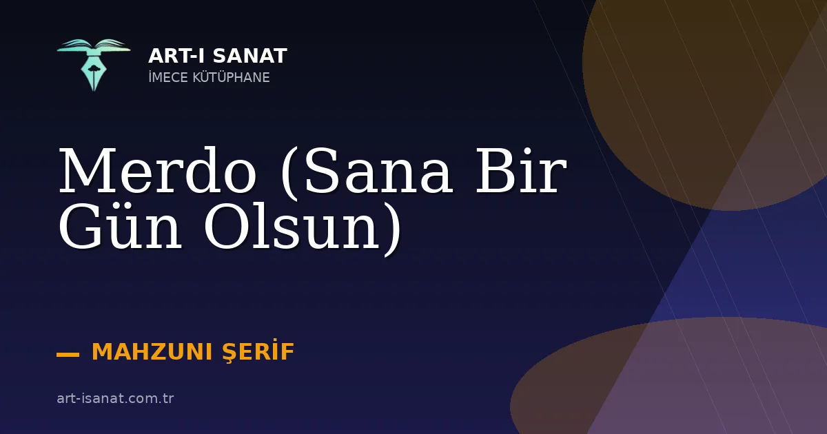 Merdo (Sana Bir Gün Olsun)