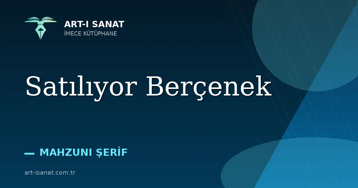 Satılıyor Berçenek