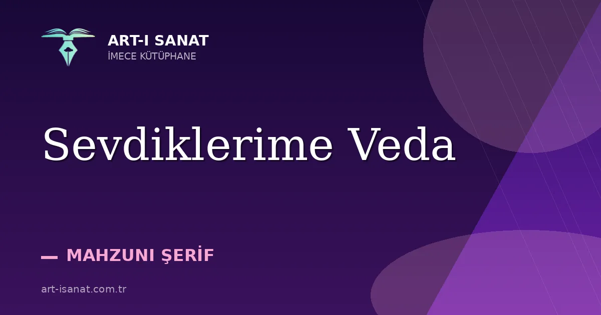Sevdiklerime Veda