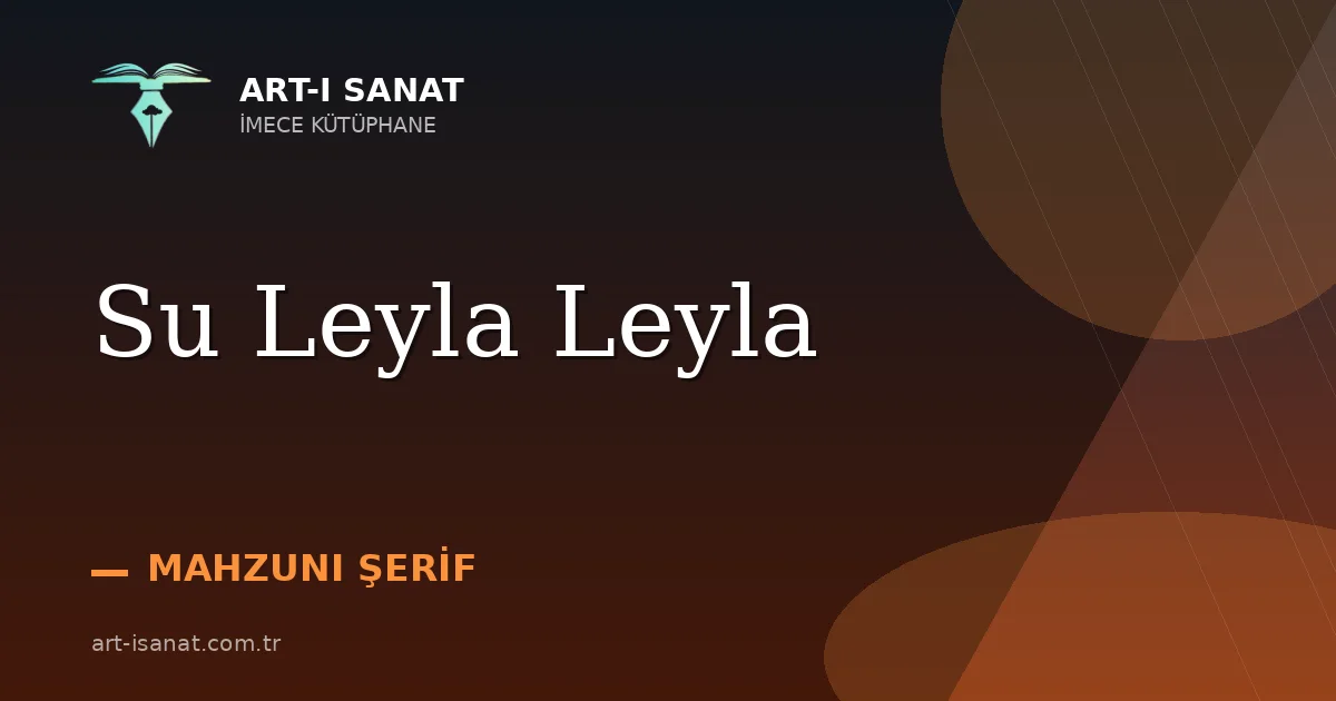Su Leyla Leyla