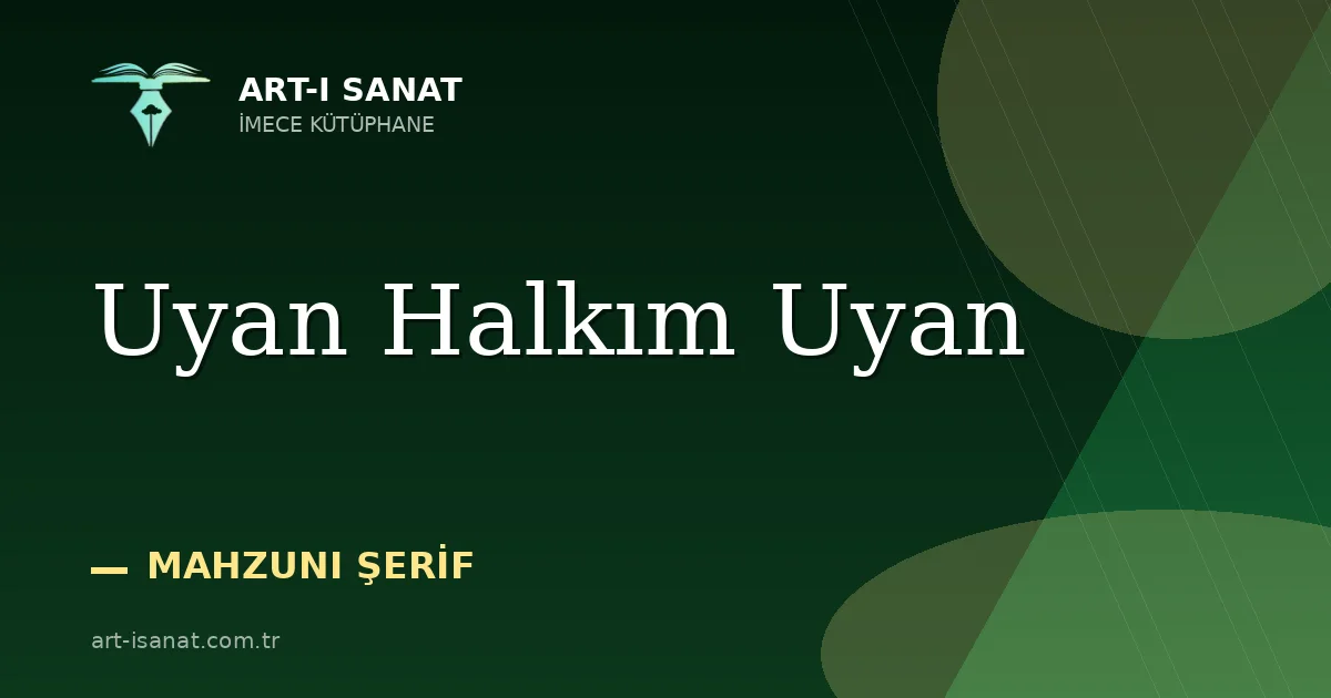 Uyan Halkım Uyan