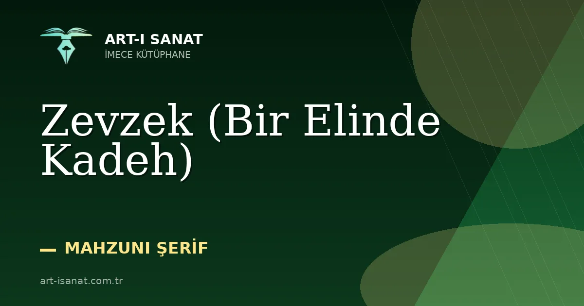 Zevzek (Bir Elinde Kadeh)