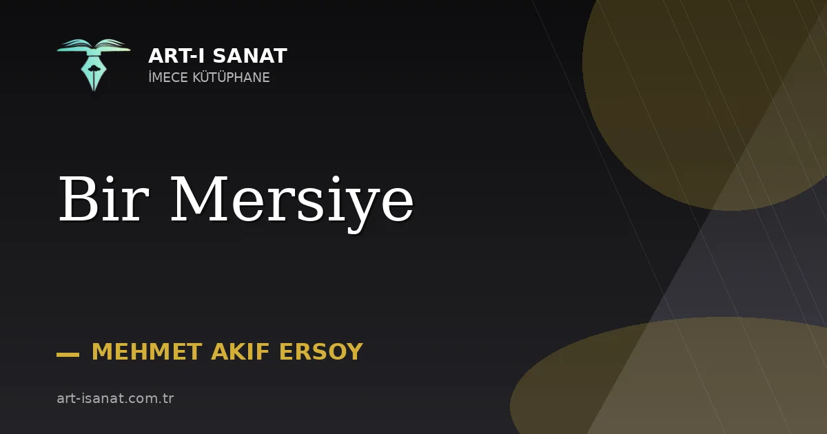 Bir Mersiye