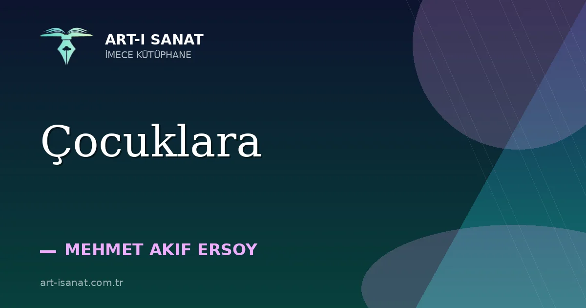 Çocuklara