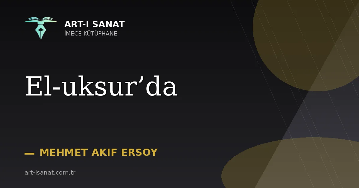 El-uksur’da