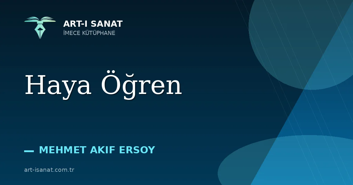 Haya Öğren