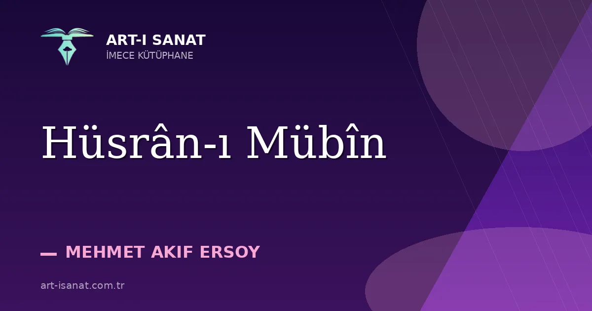 Hüsrân-ı Mübîn