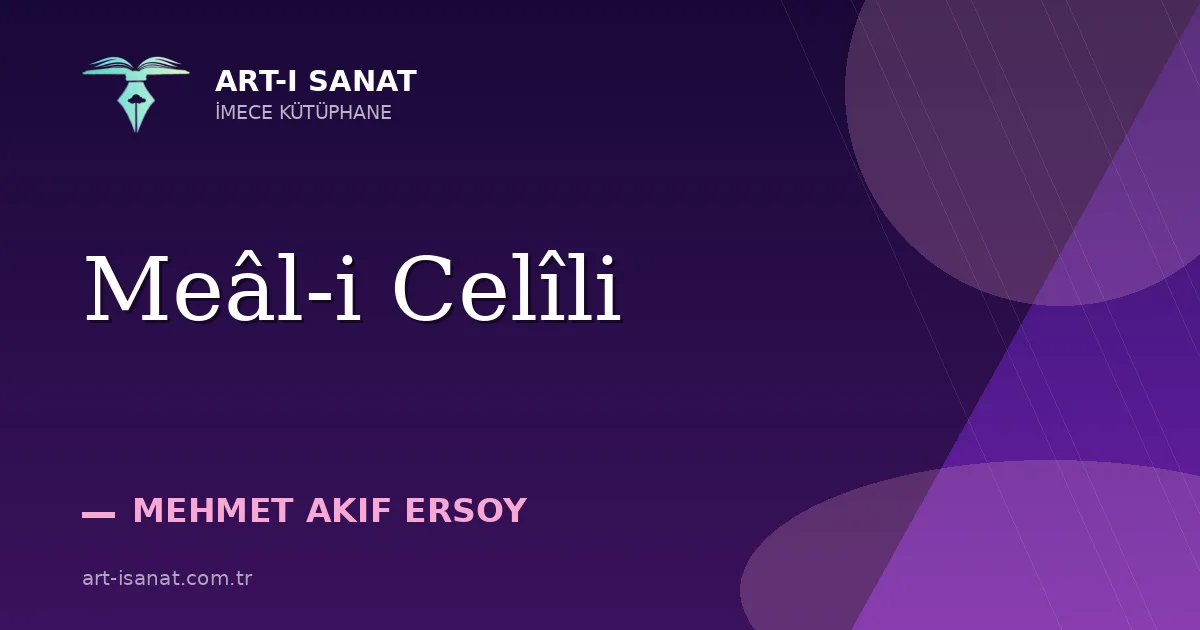 Meâl-i Celîli