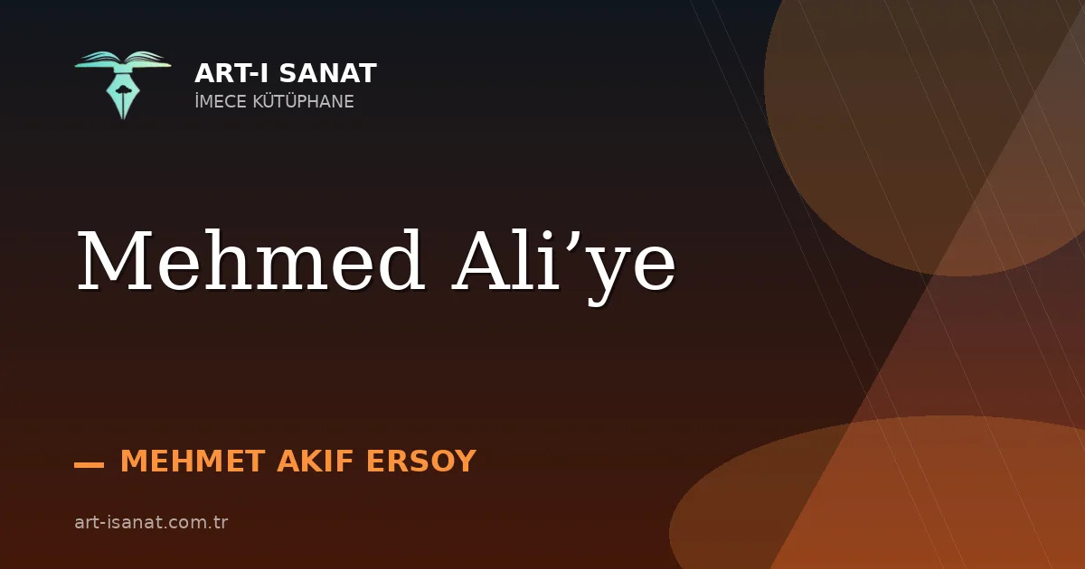 Mehmed Ali’ye