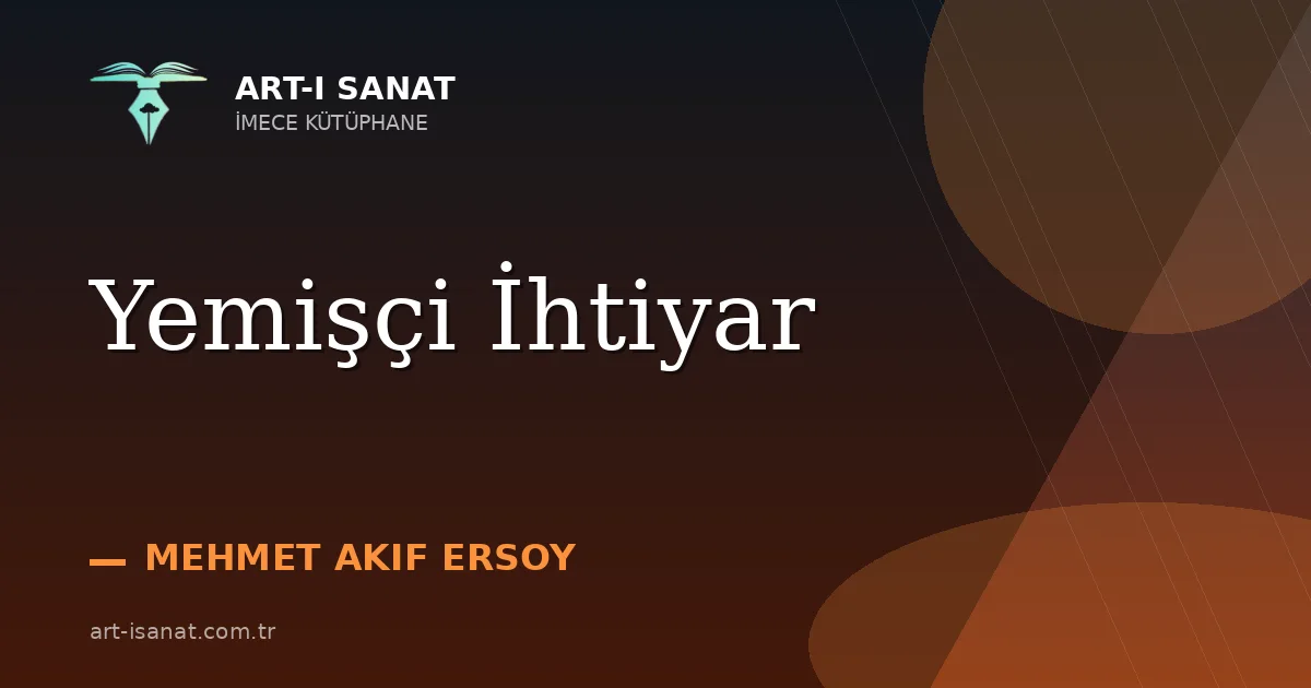 Yemişçi İhtiyar