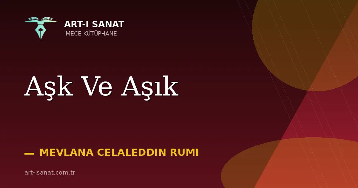 Aşk Ve Aşık