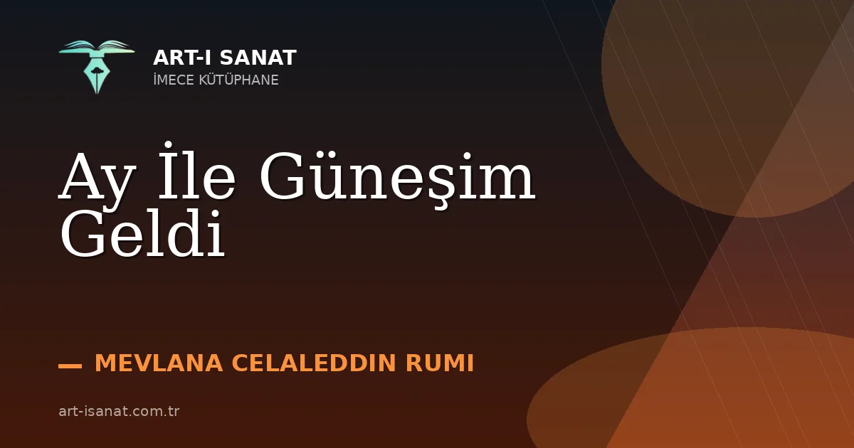Ay İle Güneşim Geldi