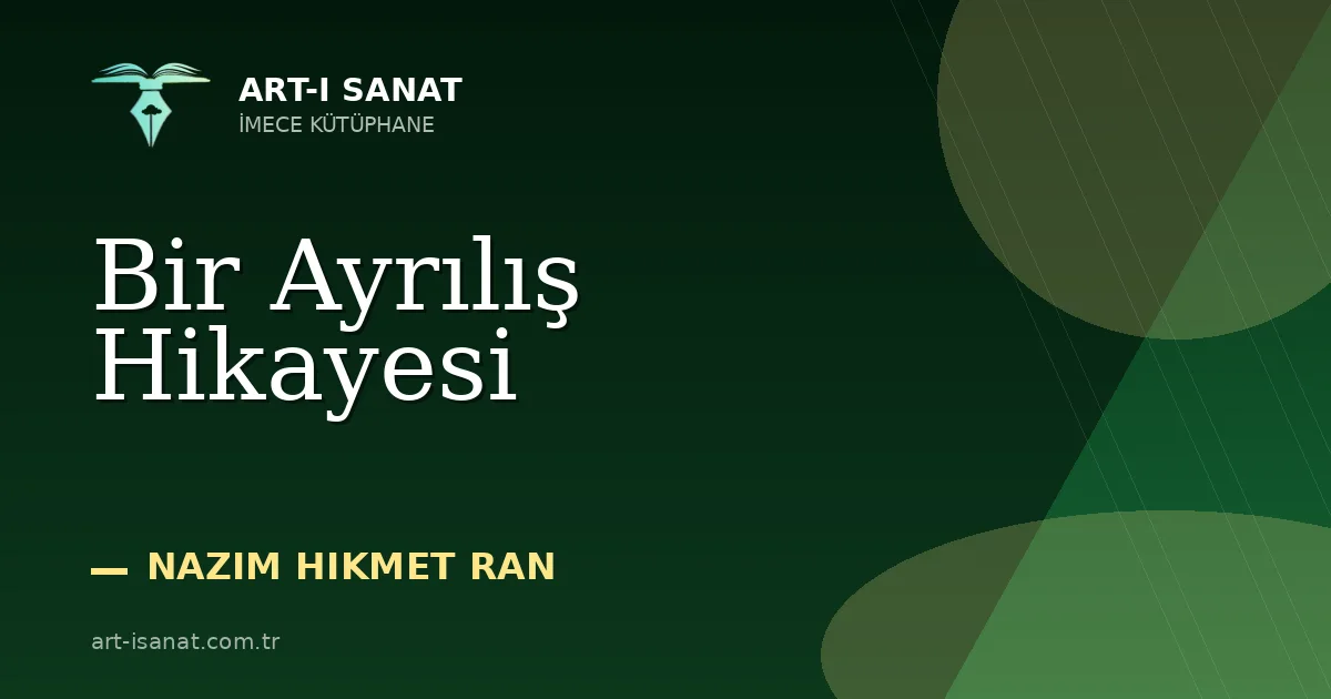 Bir Ayrılış Hikayesi