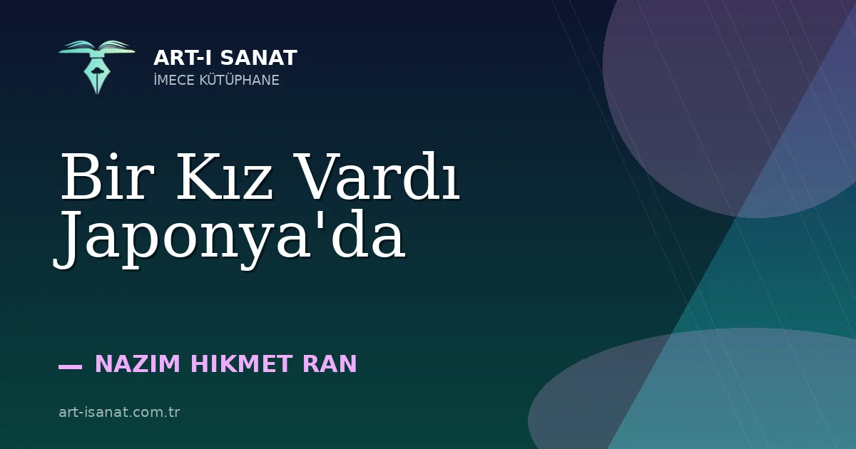 Bir Kız Vardı Japonya'da