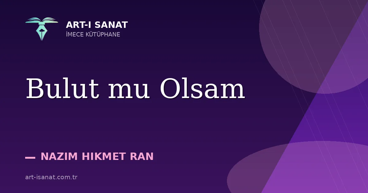 Bulut mu  Olsam