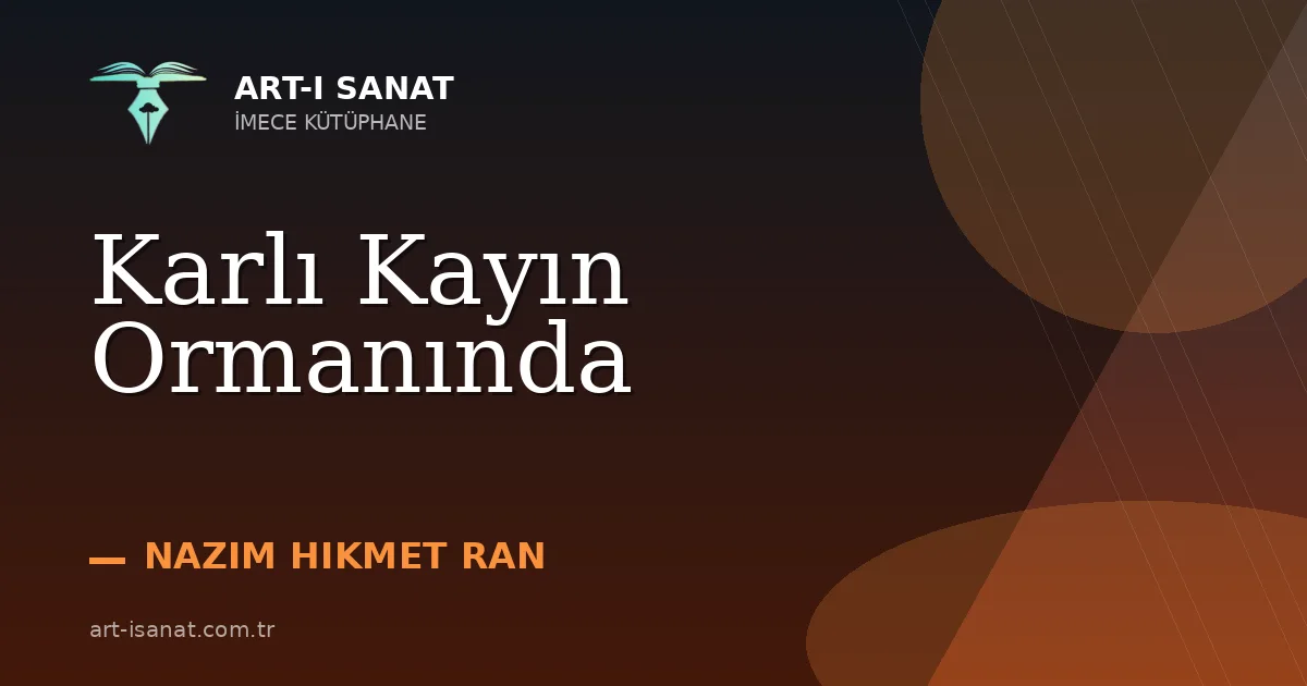 Karlı Kayın Ormanında