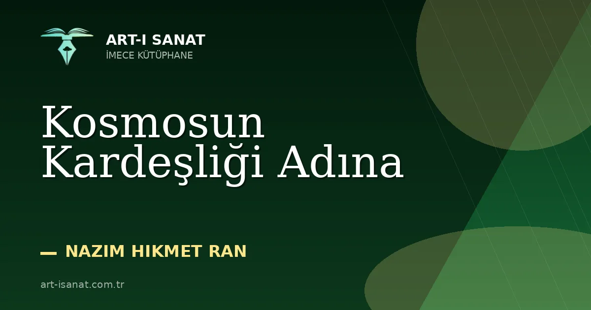 Kosmosun Kardeşliği Adına