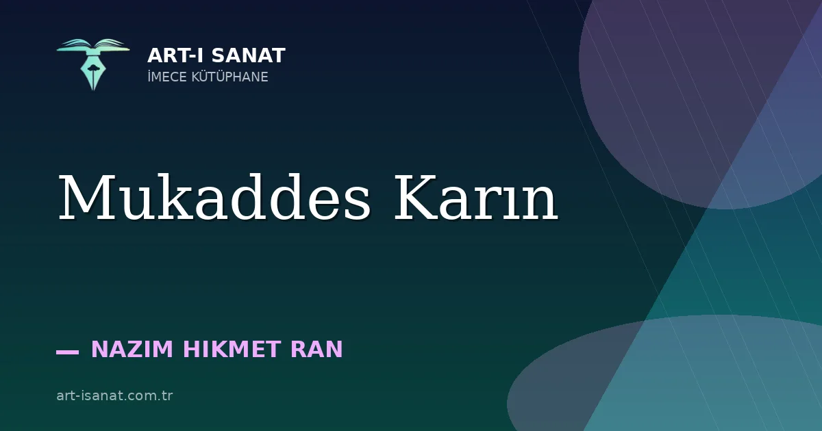 Mukaddes Karın