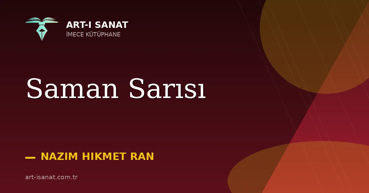 Saman Sarısı