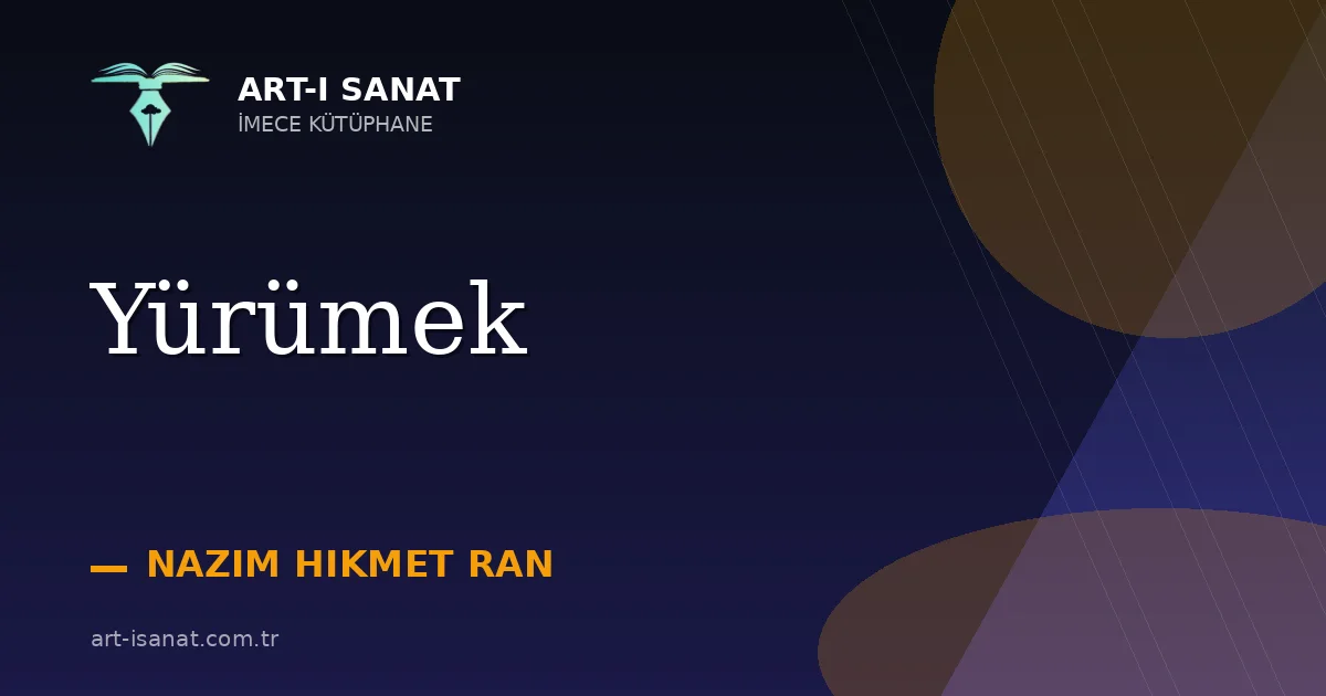 Yürümek