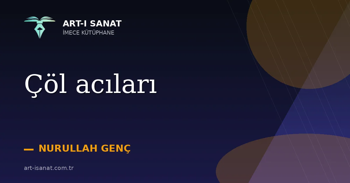 Çöl acıları