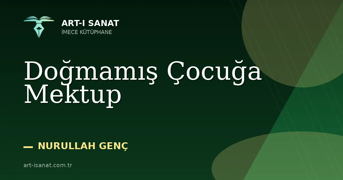 Doğmamış Çocuğa Mektup