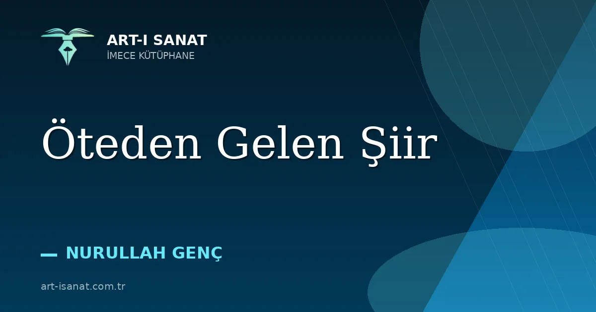 Öteden Gelen Şiir