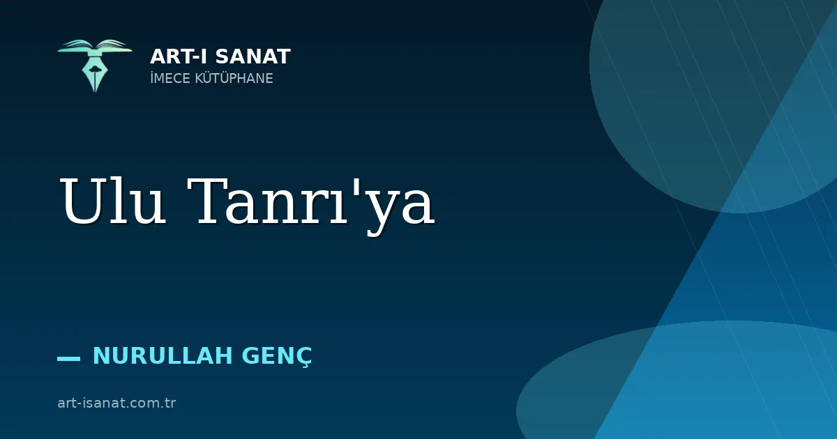 Ulu Tanrı'ya