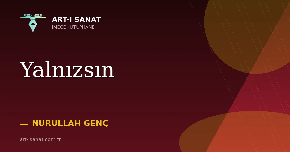 Yalnızsın