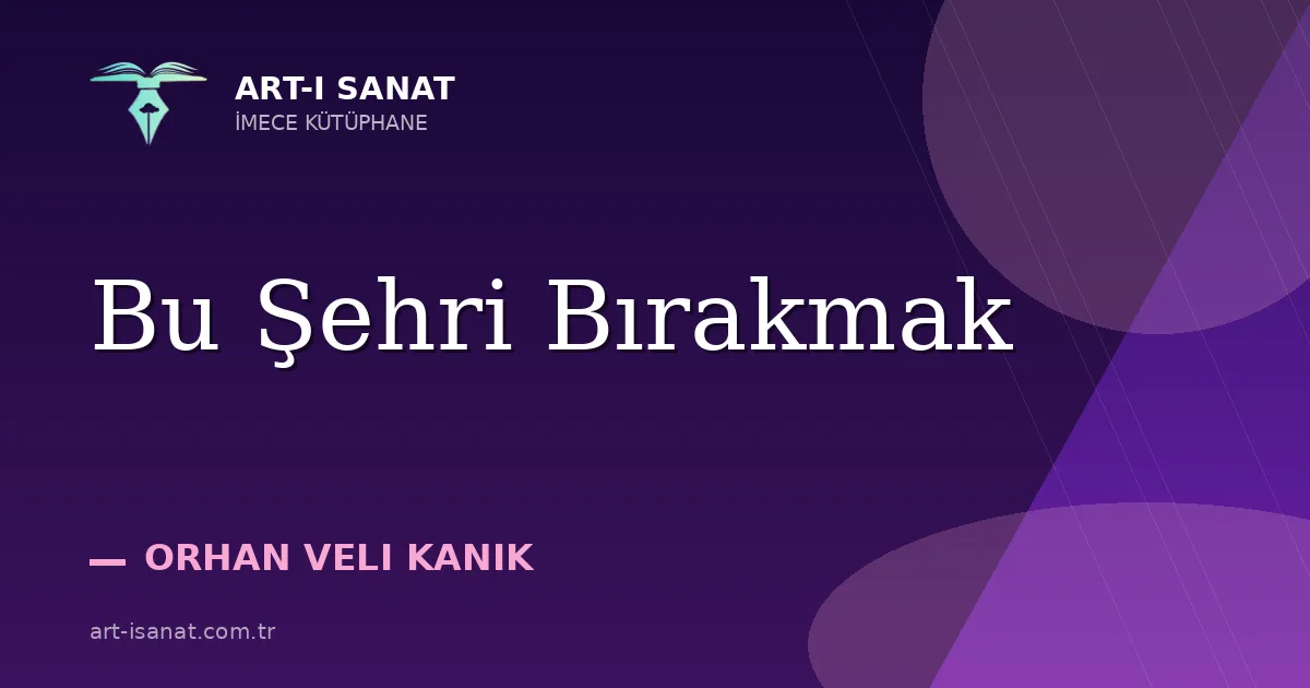 Bu Şehri Bırakmak