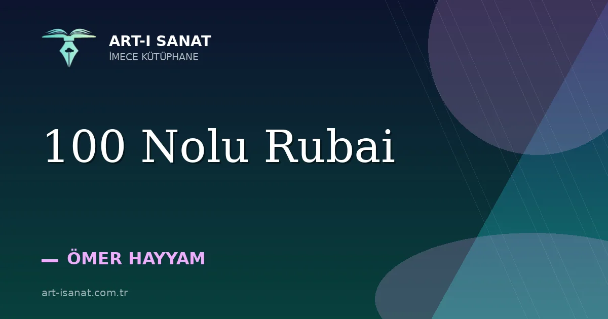 100 Nolu Rubai