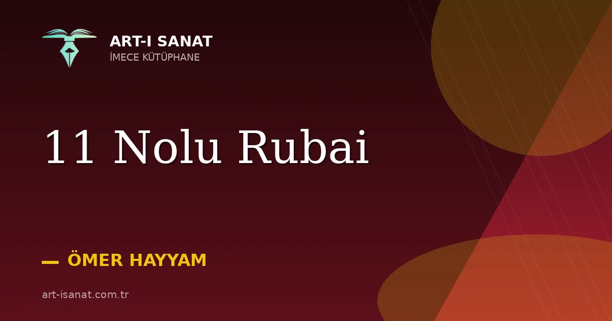 11 Nolu Rubai