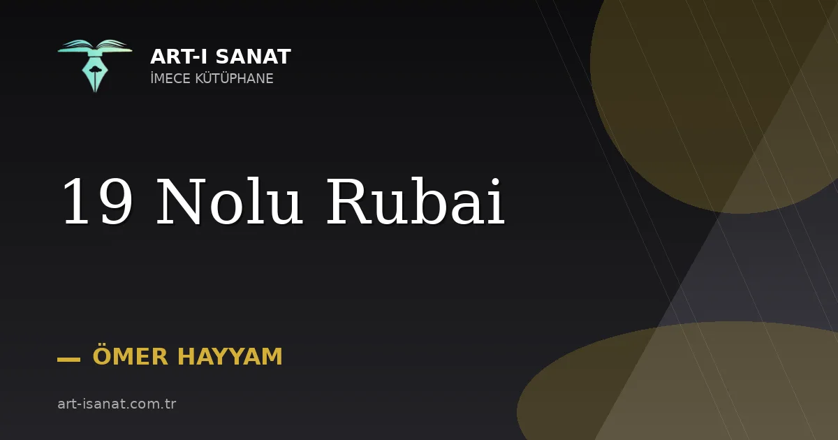 19 Nolu Rubai