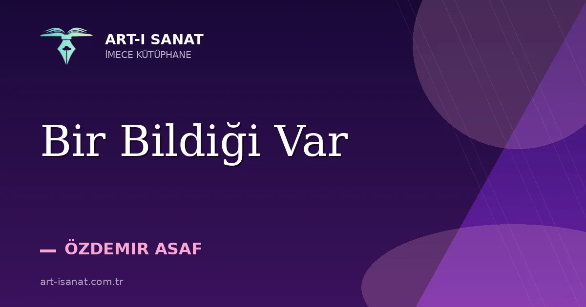Bir Bildiği Var