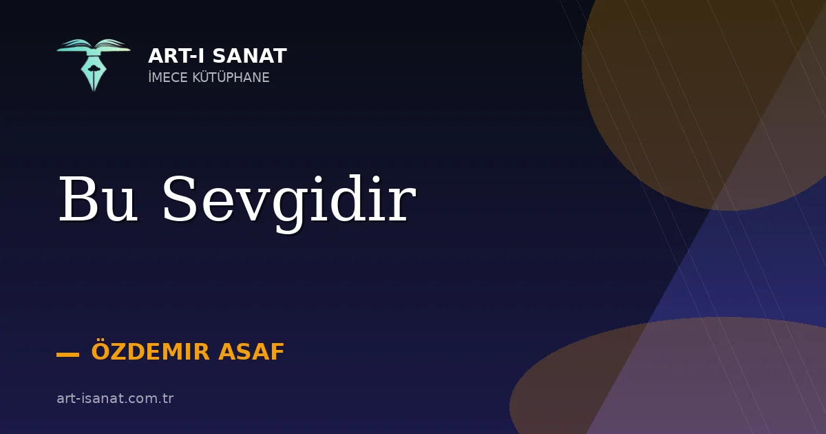 Bu Sevgidir