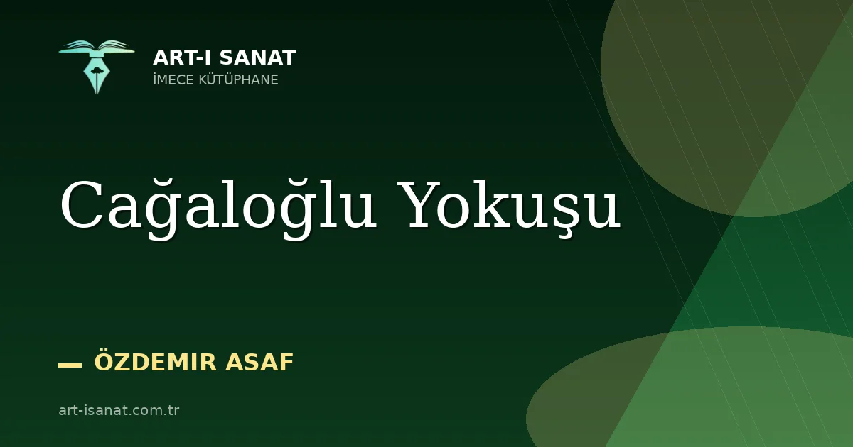 Cağaloğlu Yokuşu