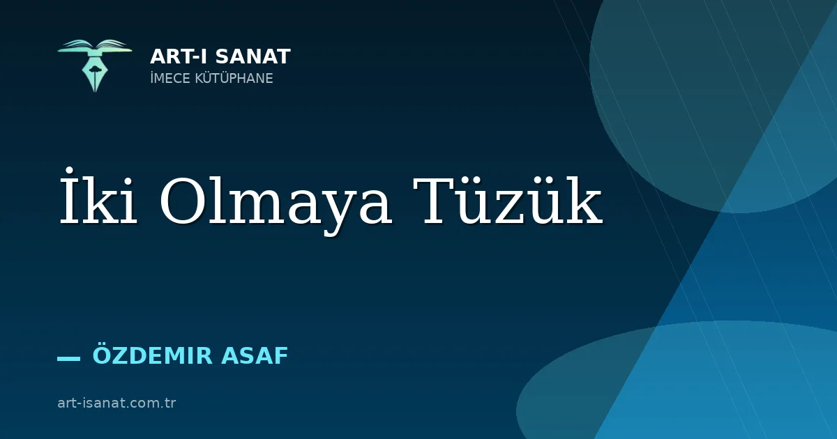 İki Olmaya Tüzük